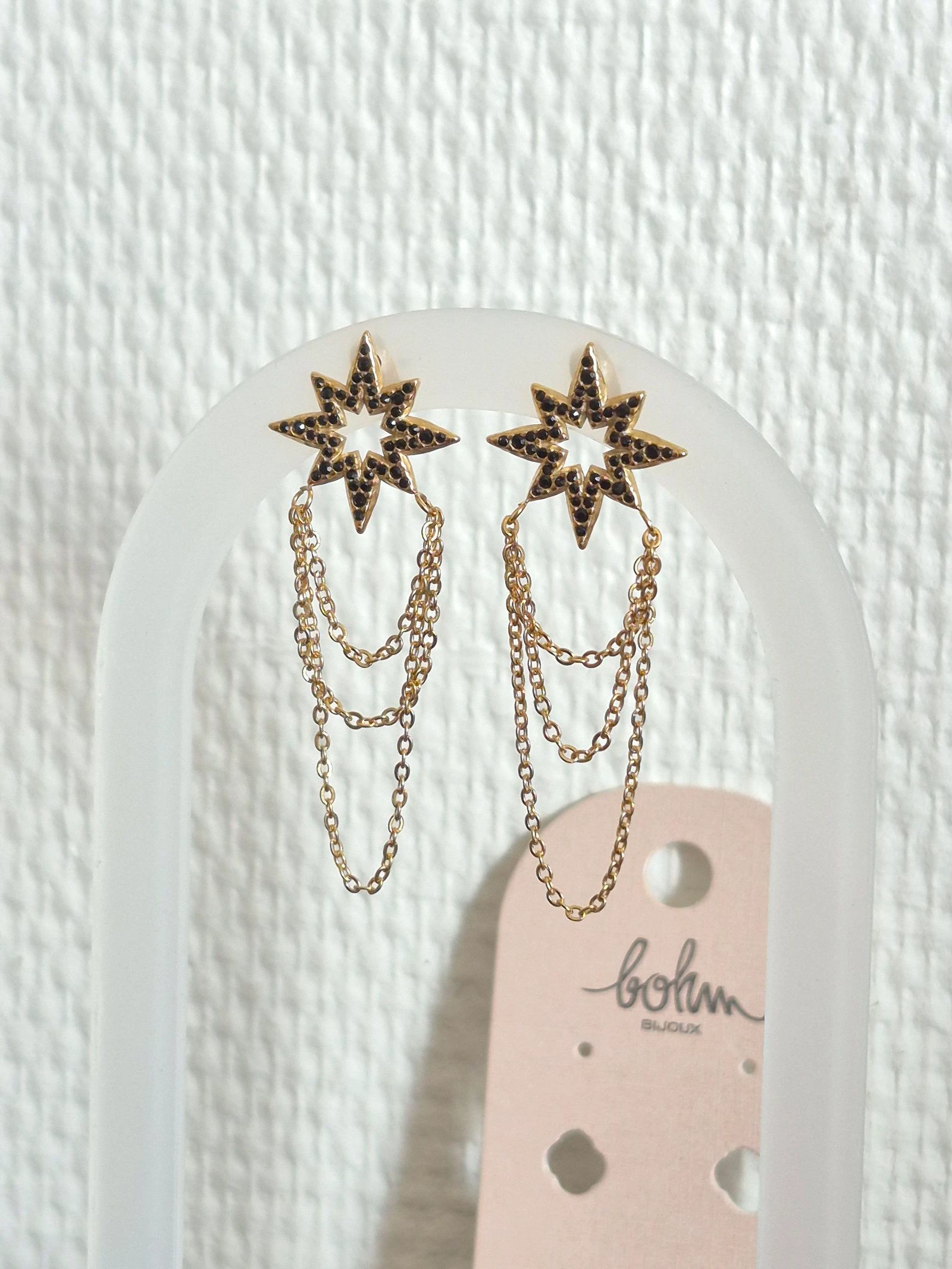 New Bohm earrings – Gold stainless steel – photo 3